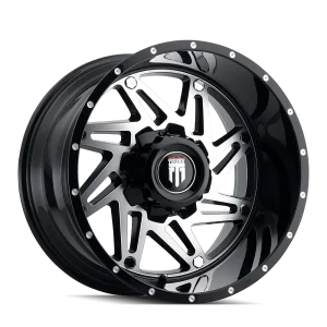American Truxx – WARRIOR – Black – 20″x10″ -24mm – Summer Wheels – AT165-2152BM-24